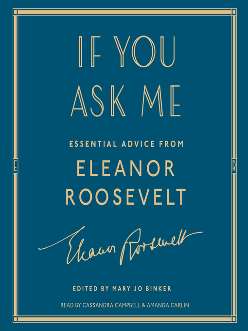 Title details for If You Ask Me by Eleanor Roosevelt - Available